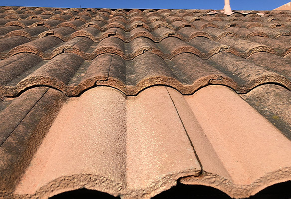 Nettoyage et demoussage de toiture à Tours (37000) en Indre-et-Loire (37).